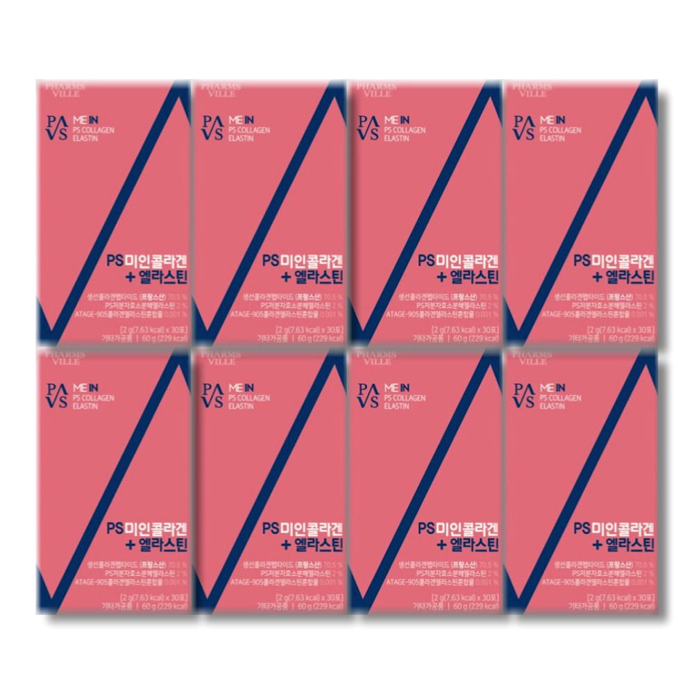 <b>PS 미인 콜라겐 플러스 엘라스틴</b> 2g x 30포 8박스