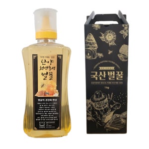 단양 천연숙성벌꿀 1kg 국내산 100% 아카시아 숙성꿀 선물세트