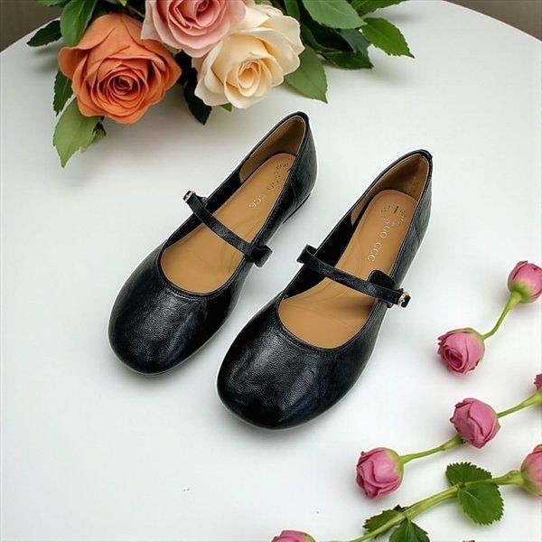 [갤러리아] 고세 데일리 여성 폴딩 메리제인 플랫 OZP4F009 블랙 2cm(타임월드)
