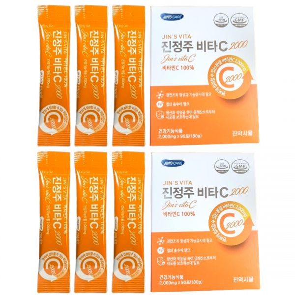 <b>진약사몰</b> 비타C2000 진정주 비타민C2000 총 360일분
