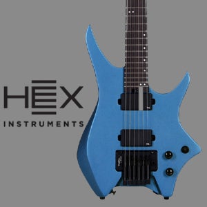 HEX 헥스 일렉기타 N500S S/MEB (Metallic Electric Blue) / 헥스 [N500] 메탈릭 블루 / [헤드리스 기타]