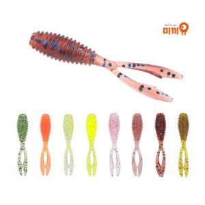 미끼유 아징웜 쏭징 산천어 볼락웜 전갱이웜 락피쉬 1.4인치 0.35g