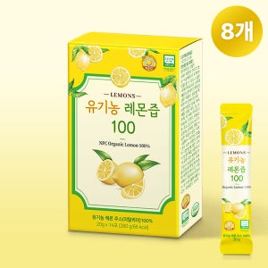 올바른 유기농 레몬즙 100 14포 280ml, 8개