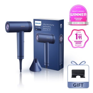 필립스 드라이기 8000 아드리아틱 블루 BHD839/09+거치