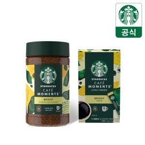 [본사직영] 스타벅스 카페모먼트 프리미엄 인스턴트 병커피 브라이트 1개&스틱 브라이트 10입 외