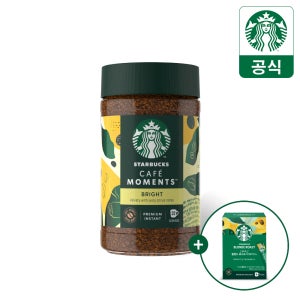 [본사직영] 스타벅스 카페모먼트 프리미엄 인스턴트 커피 병 or 파우치 + 블론드 로스트 10T 증정