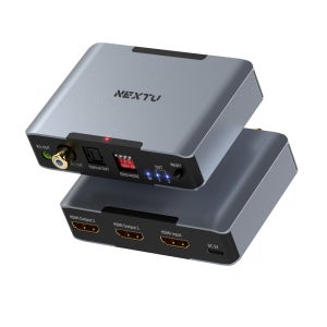 부이우 1대2 8K 모니터 HDMI 분배기 오디오 분리 다운스케일