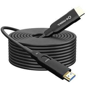 에스모듈 HDMI2.0 4K60Hz 분리형 배관용 TypeD to D AOC 케이블50m
