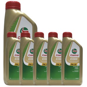 캐스트롤 엣지 5W30 LL 1L x 6개 1박스 가솔린 디젤 하이브리드 100% 합성 엔진오일 VW 504 507 MB 229.51 BMW LL-04 액체 티타늄 기술
