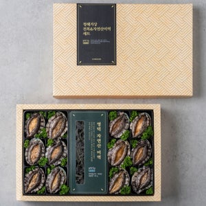 [사전예약] 청해거상 선물세트 완도활전복&자연산미역 혼합세트