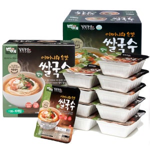 백제 일월풍면 멸치 쌀국수 100g x 20개(10개x2박스)