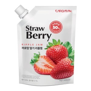 까로망 딸기 리플잼 1kg 라떼 베이커리