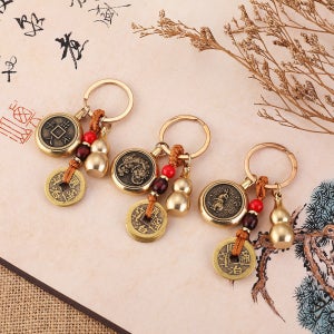 룰루홈 1+1 불교굿즈 8대 수호신 12간지 띠별 펜던트 키링 열쇠고리