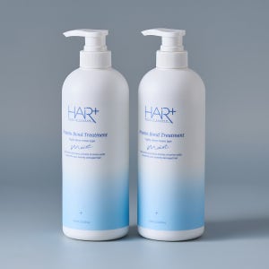 헤어플러스 모이스트 트리트먼트 700ml X2개 단백질 헤어팩 미용실 클리닉 머리 영양제 곱슬머리 크림 물미역 바르는셀프크리닉 손상모 복구 PPT LPP
