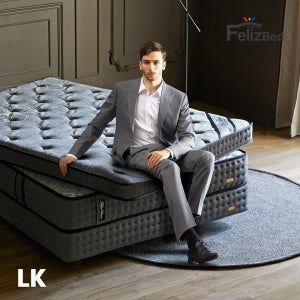 [펠리스침대] 시그니처03 토퍼분리형 9존 독립스프링 매트리스 LK 라지킹