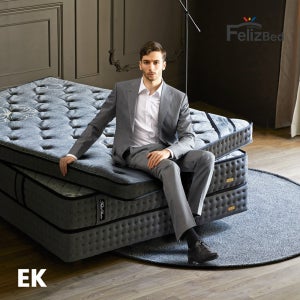 [펠리스침대] 시그니처03 토퍼분리형 9존 독립스프링 매트리스 EK 엑스트라킹