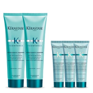 [극손상모발용][헤어에센스] 케라스타즈 익스텐셔니스테 테르미크 열보호 노워시 트리트먼트 150ml 듀오 세트 (+시몽 테르미크 30ml 3개)