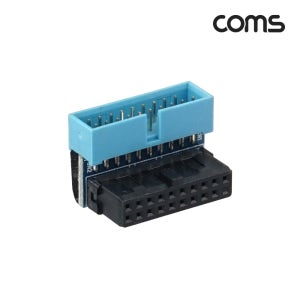 USB 3.0 19핀/20핀 연장 젠더 하향꺾임 M/F 메인보드 마더보드