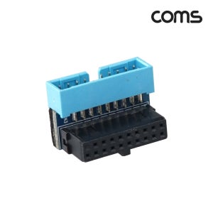 USB 3.0 19핀/20핀 연장 젠더 상향꺾임 M/F 메인보드 마더보드