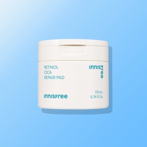 이니스프리 레티놀 시카 리페어 패드 60매 / 각질제거 결케어 쿨링 저자극 깐달걀피부