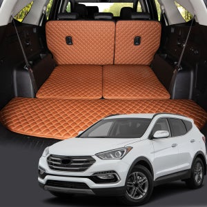 싼타페 더프라임 자동차 트렁크 매트 차량용 캠핑 바닥 보호 차박 맞춤 제작 가죽