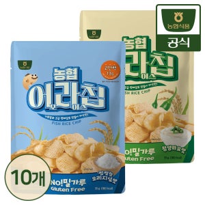 농협식품 농협 어포라이스칩 2종 오리지널맛/청양마요맛 35g 10개