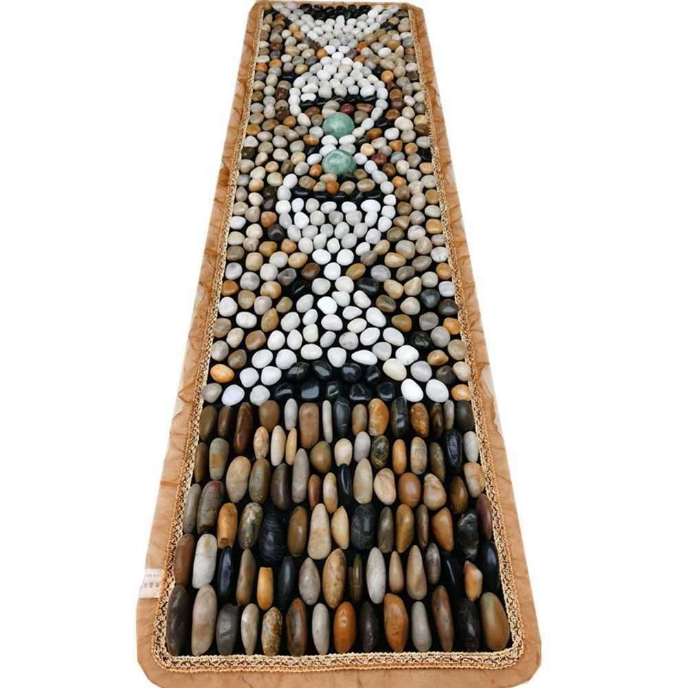 돌 지압판 발 매트 패드 발판 조약돌 패드 자갈 150X40 중간 강도 옥스포드 고무 바닥