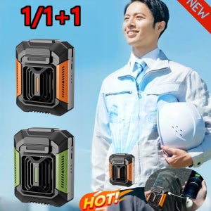 1/1+1 휴대용 야외 전신 냉각 신기 허리걸이선풍기 무소음손선풍기