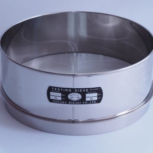 Lead-free JIS 75um Stainless Sieve(무연 스테인레스 표준체, 크기:Q300xH100mm, 치수:75um)