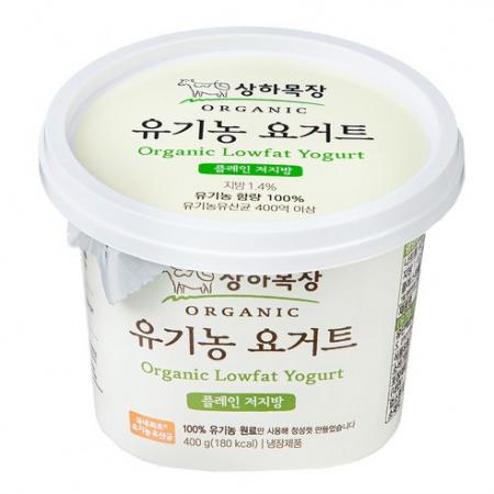 상하목장 유기가공식품인증 요거트 저지방