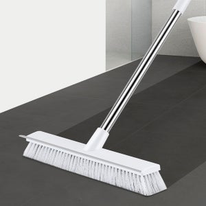 필굿리빙 화장실 청소솔 브러쉬 욕실 청소 롱 바닥 솔 세척솔 2 in 1
