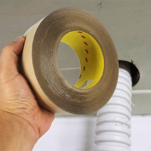 방수테이프 건축용 실링테이프 욕실 싱크대 수도 배관 틈새 누수 보수 반투명 미색 50mm