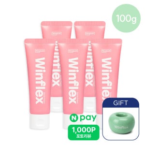 동국제약 윈플렉스 잇몸치약 핑크 잇몸염증 100g, 5개