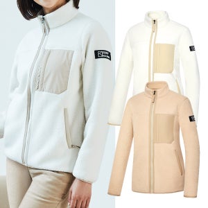 콜핑 여성 플리스 자켓 겨울 뽀글이 풀집업 얼루아 KSJ6771W