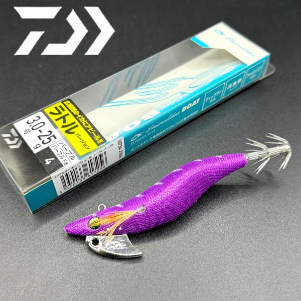 다이와 에메랄다스 보트1 RV 팁런에기 3호 25g 퍼플퍼플 무늬오징어 에기
