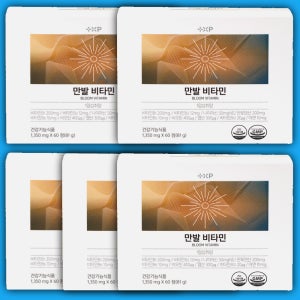 만발비타민 판시 케어 딜 (비타민B, 비오틴, 맥주효모, L-시스틴) 60캡슐, 5개