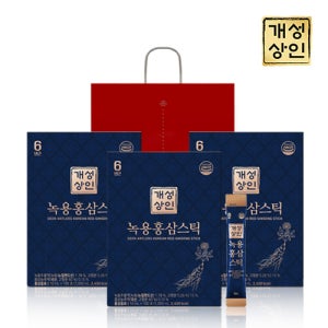 개성상인 녹용홍삼스틱 10mg 100포, 3개