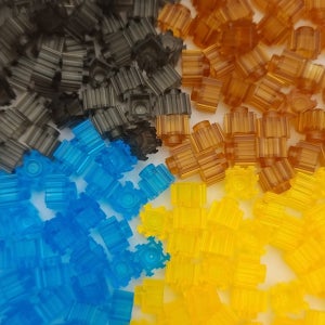 투명 디폼 8mm 4종 (500g) 슬라임 재료 데코덴 파츠 레진 비즈 공예