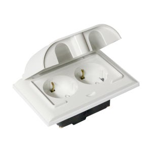 나노 슬림오딧세이 매입 매립 가로형 방우형 2구 콘센트