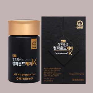 홍삼액 홍삼정 황풍정 풍기인상농협 6년근 농축액 발효홍삼 컴파운드 케이 240g