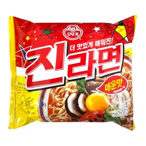 [워나점빵] 진라면 매운맛 멀티팩 120g X5개입 오뚜기라면