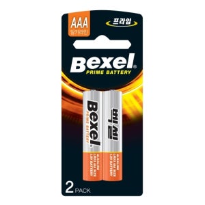 벡셀 프라임 알카라인 건전지 AAA LR03 1.5V 2개입