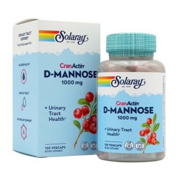 솔라레이 크랜베리 D-만노오스 만노스 1000mg 60정 여성 고약사 약들약