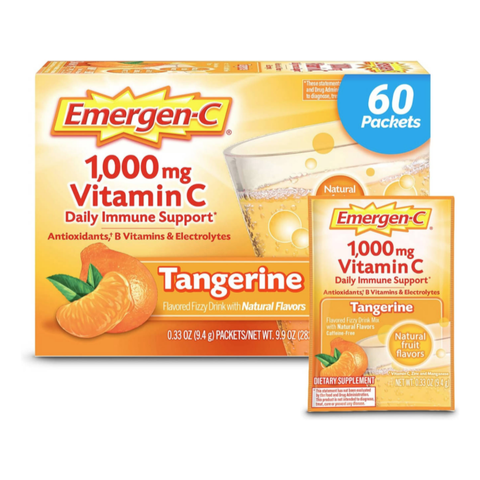 <b>Emergen-C</b> 이머전씨 <b>비타민</b>C 파우더 1000mg 60포 귤맛