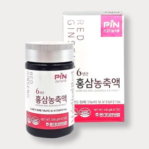 풍기인삼농협6년근홍삼정농축액 240g 부모님선물 피곤하고 체력이 딸릴때 진한 홍삼정