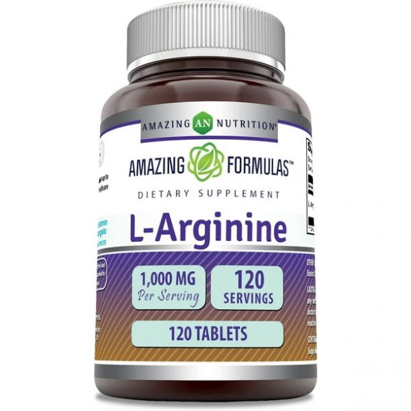 Amazing Nutrition 어메이징 포뮬러스 L<b>아르기닌 1000mg</b> 120정