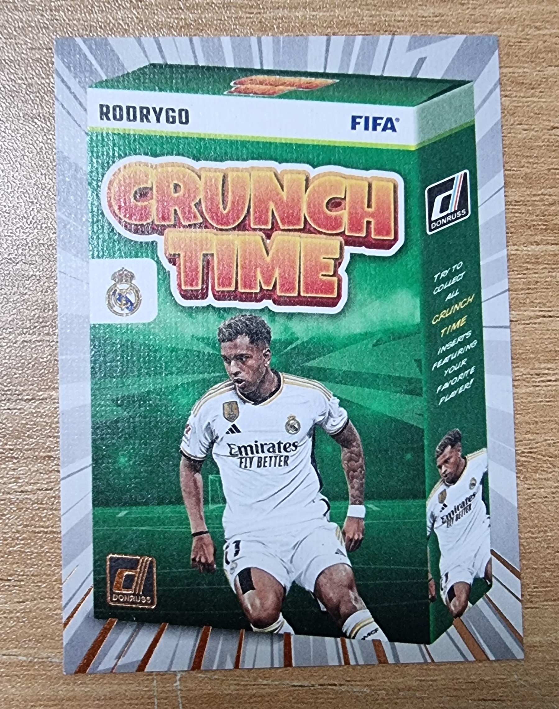 호드리구 2023-24 Panini Donruss Crunch Time No-23 축구카드