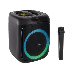 이동식 무선 LED 블루투스 앰프 스피커 마이크 노래방 파티 버스킹