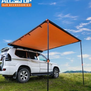 자동차 사이드어닝 차박타프 차양막 그늘막 SUV 사이드 텐트 캐노피 천막 차박 어닝 타프 1.4x2m측면캐노피(조명)