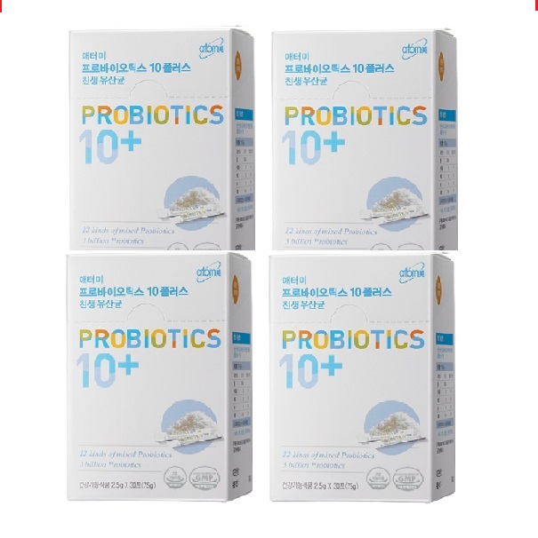 애터미 프로바이오틱스 10플러스 친생유산균 2.5g x 30포, 4개
